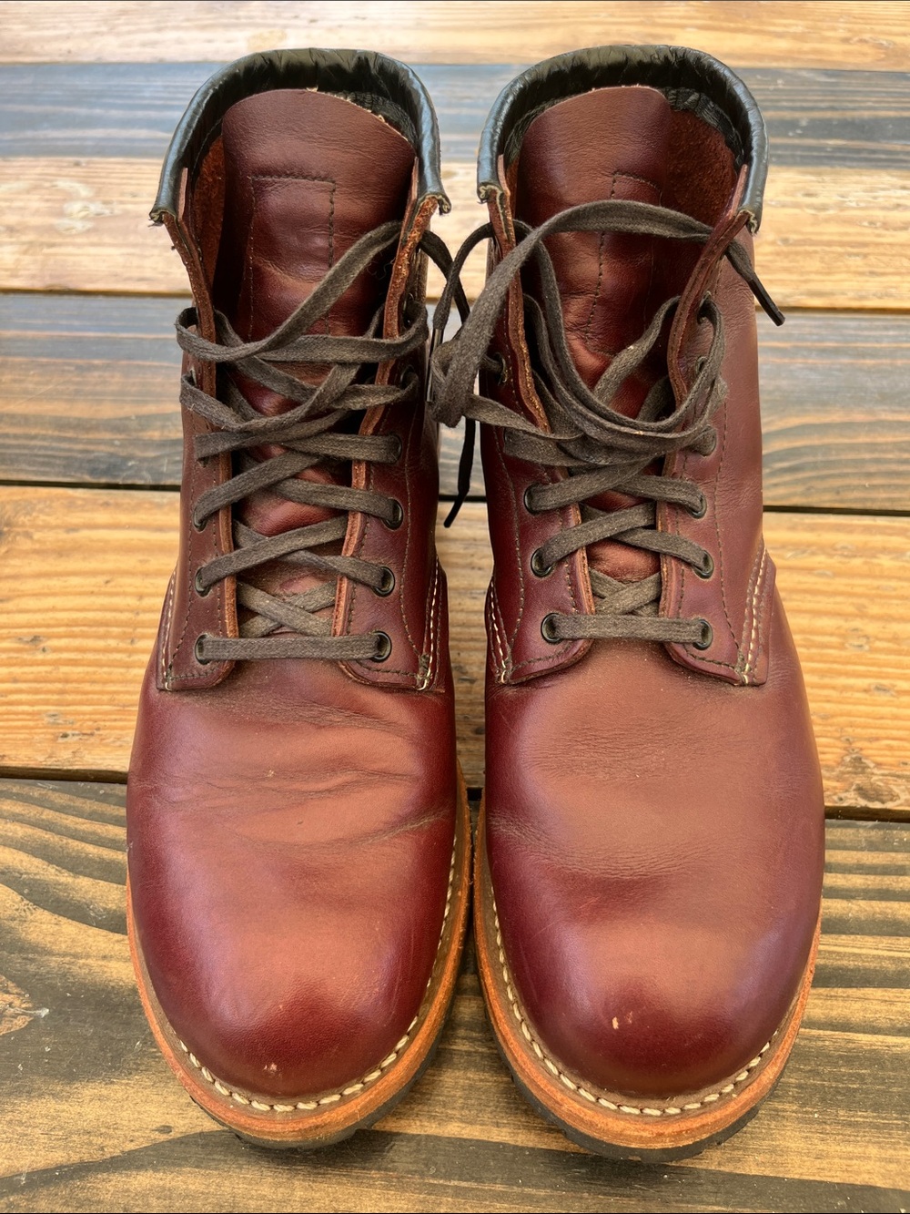 Red Wings Men size 7.5 red leather Ankle Boots woman 9 ( Euro 40)